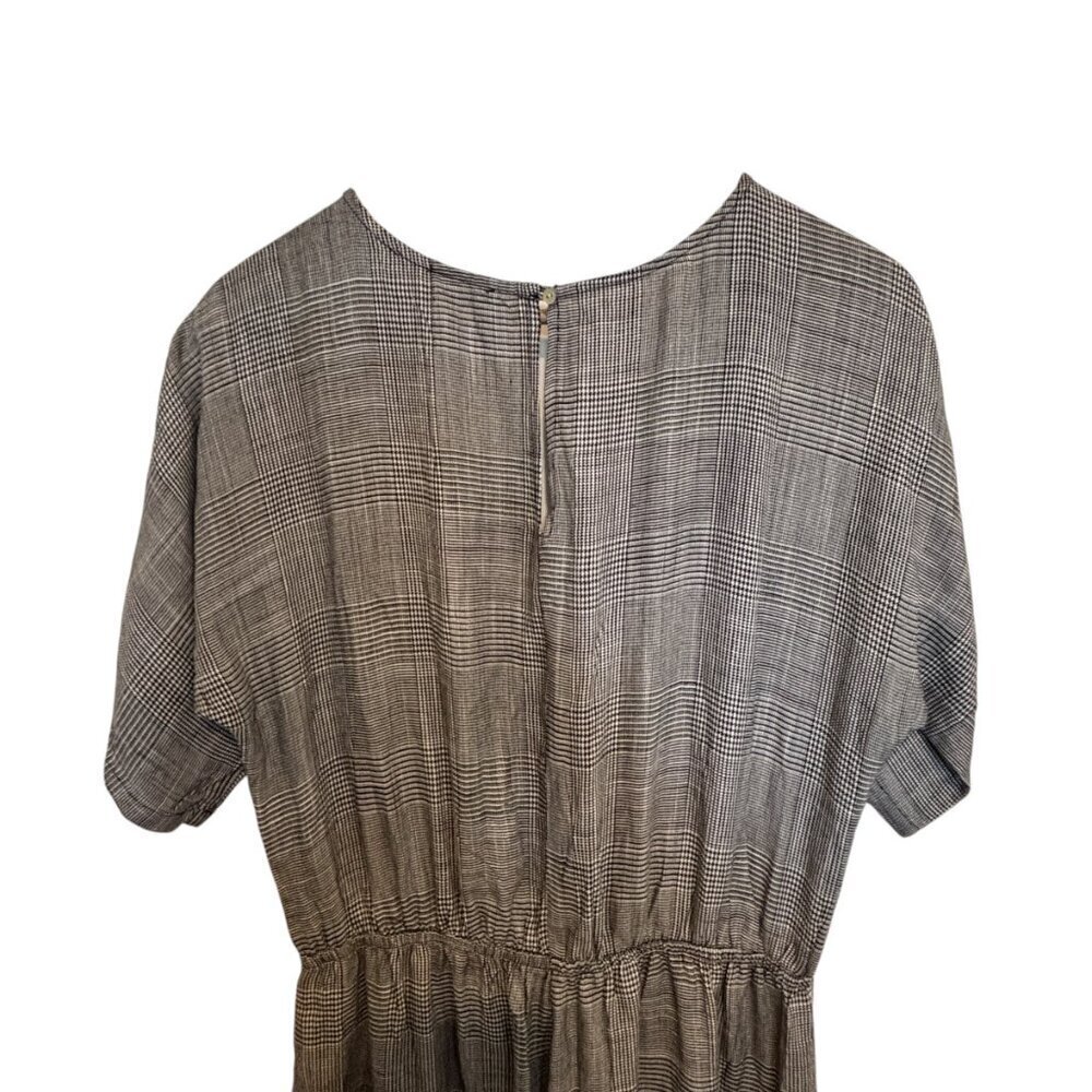 Love Stitch Jumpsuit Women's Size Large Houndstooth New With Tags - Picture 9 of 9